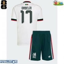 Mexico Orbelin Pineda #17 Bortedraktsett Barn VM 2026 Kortermet (+ Korte bukser)